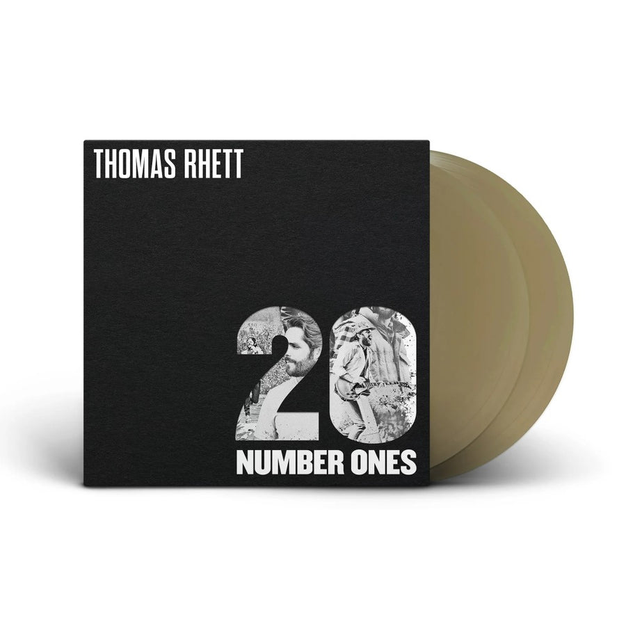 Thomas Rhett - 20 Number Ones Exclusive Limited Opaque Metallic Gold Color Vinyl 2x LP