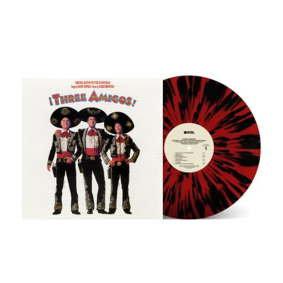 Three Amigos OST Exclusive Limited Red/Black Splatter Color Vinyl LP