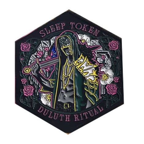 Sleep Token Even in Arcadia Ritual Coin, Tour 2025 Collectible, Hexago ...