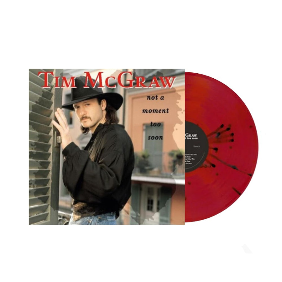 Tim McGraw - Not A Moment Too Soon (30th Anniversary) Exclusive Limited Red/Black Splatter Color Vinyl LP