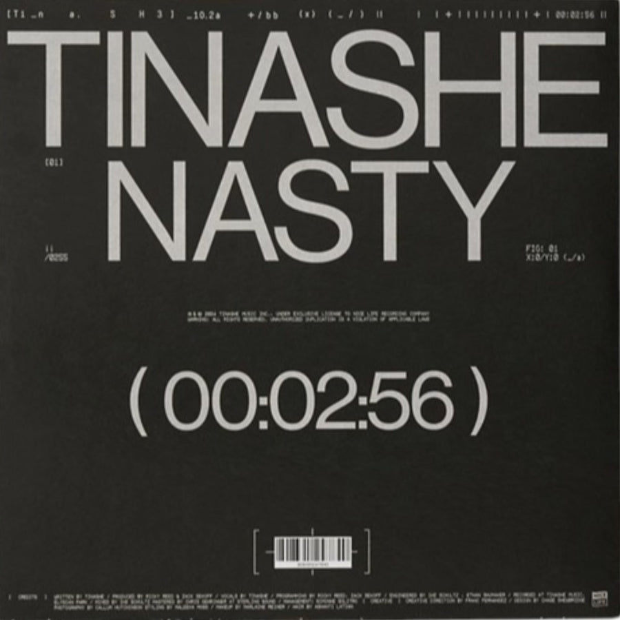 Tinashe - Nasty Exclusive Limited Cobalt Blue/White Color 7-Inch Single