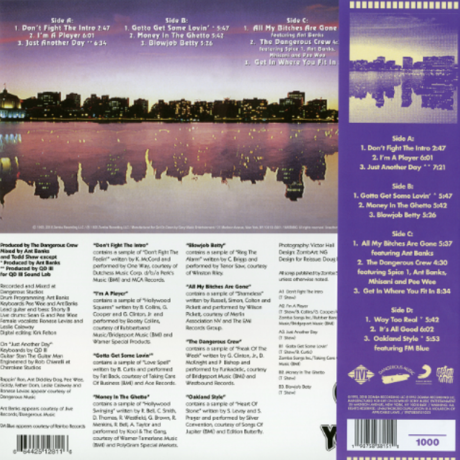 Too $Hort - Get in Where You Fit In Exclusive Translucent Purple Color Vinyl LP Limited Edition #1000 Copies