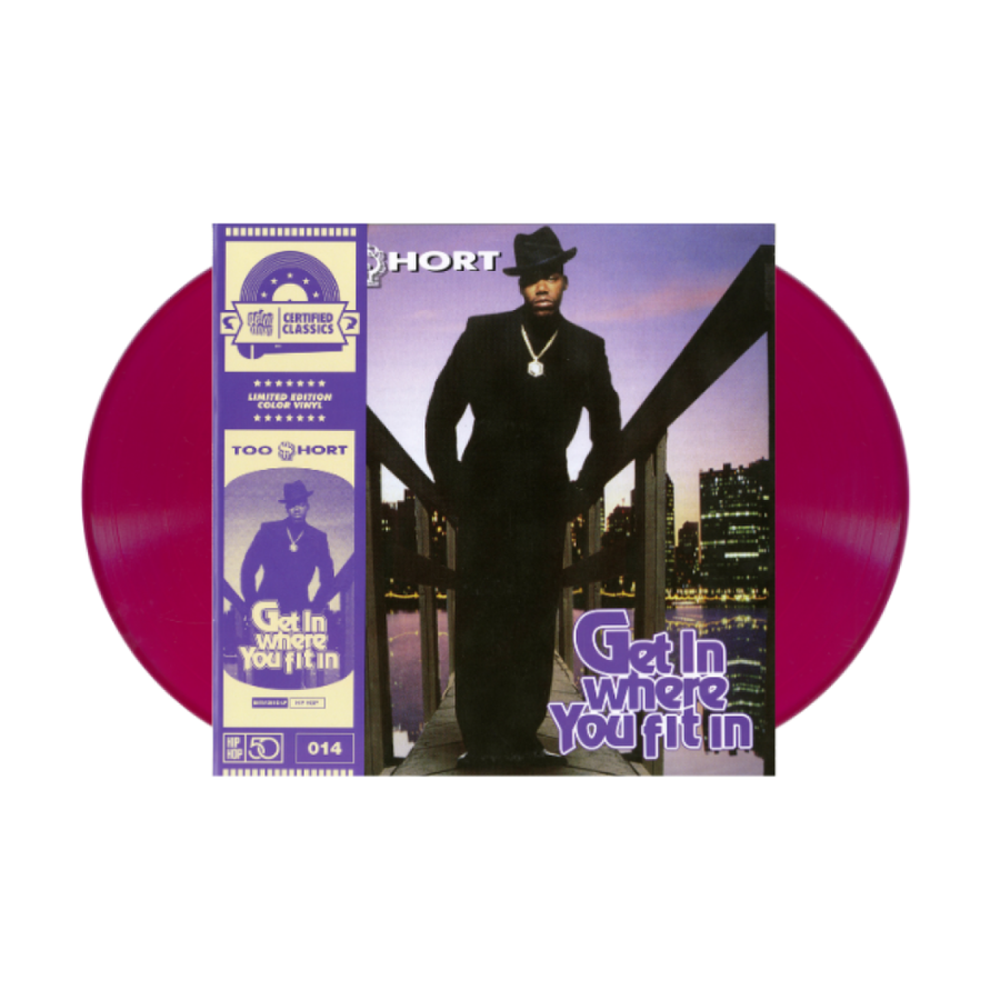 Too $Hort - Get in Where You Fit In Exclusive Translucent Purple Color Vinyl LP Limited Edition #1000 Copies