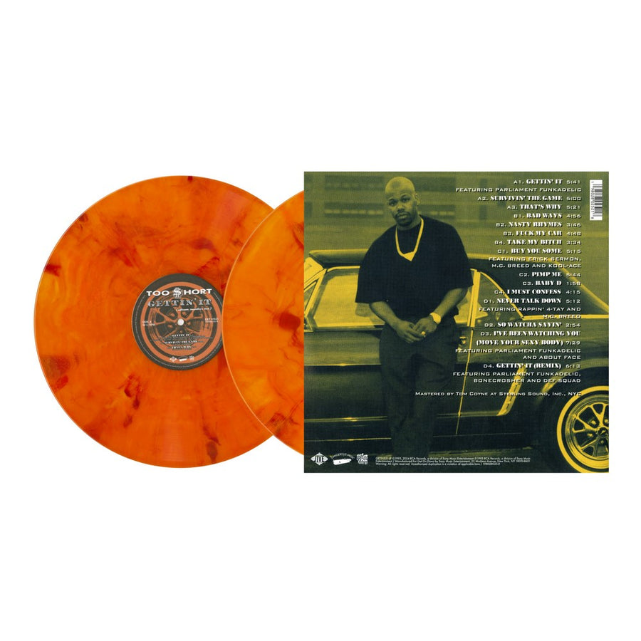 Too $Hort - Gettin' It (Album Number 10) Exclusive Limited Orange Swirl Color Vinyl 2x LP