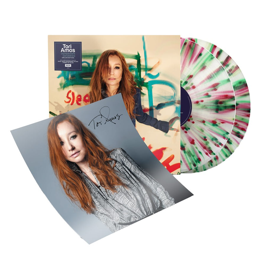 Tori Amos - Unrepentant Geraldines Exclusive Limited Splatter Color Vinyl LP + Signed Art Card