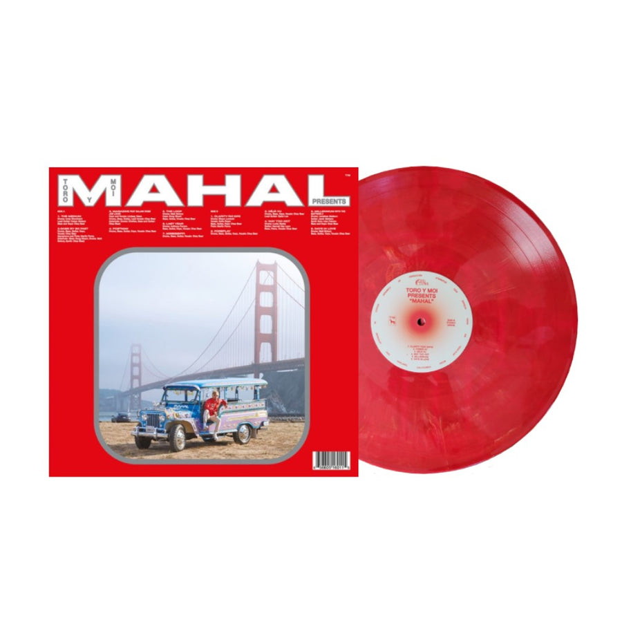 Toro Y Moi - Mahal Exclusive Red/White Marble Smoke Color Vinyl LP Club Edition