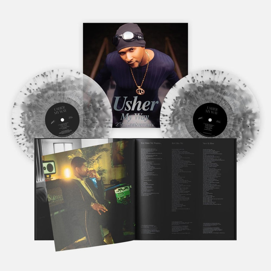 Usher - My Way Exclusive ROTM Club Edition Silver Cloudy Color Vinyl 2x LP