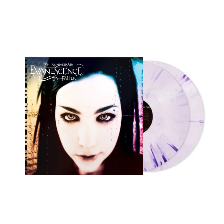 Evanescence - Fallen 20th Anniversary Exclusive Deluxe Edition White/Purple Color Vinyl LP Record