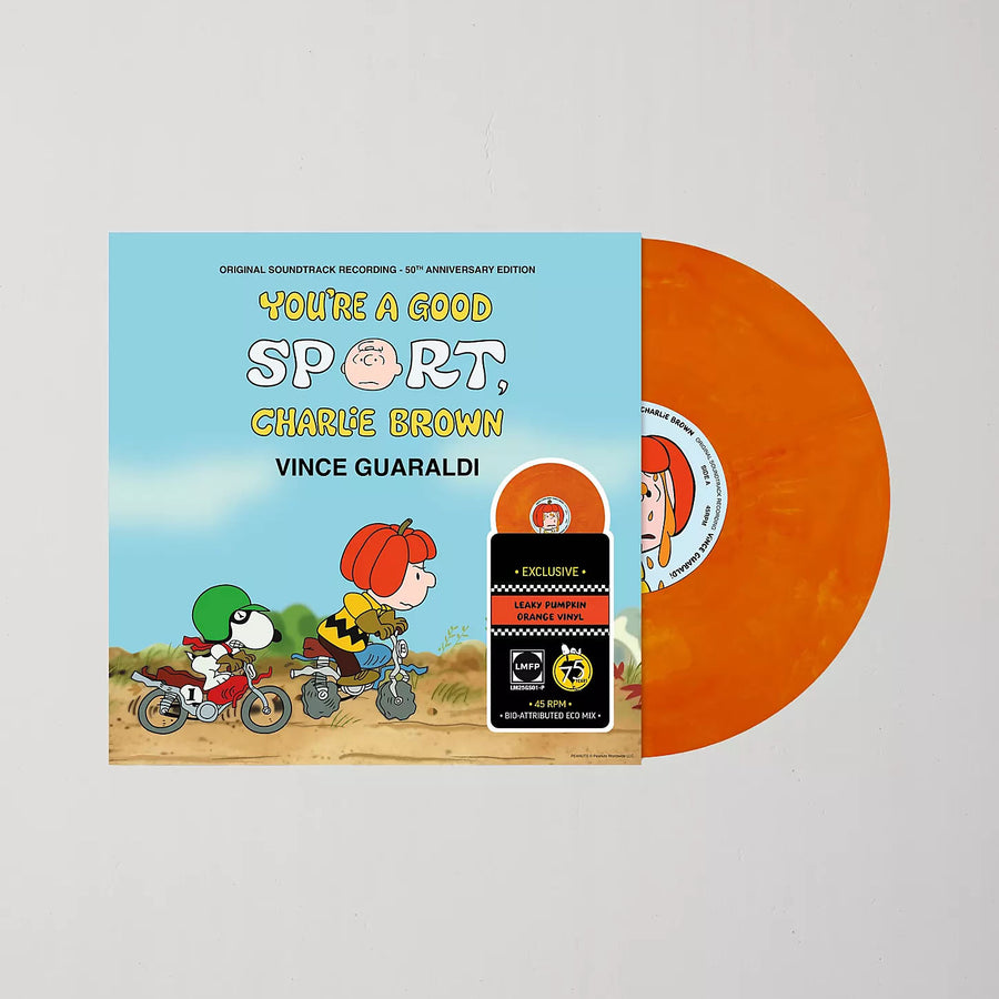 Vince Guaraldi - You're A Good Sport, Charlie Brown Exclusive Leaky Pumpkin Orange Vinyl LP