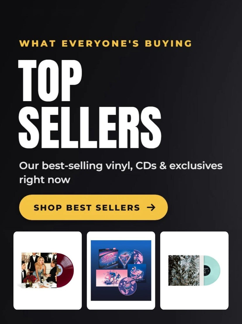 Top Sellers - best-selling vinyl and CDs at Vinceron