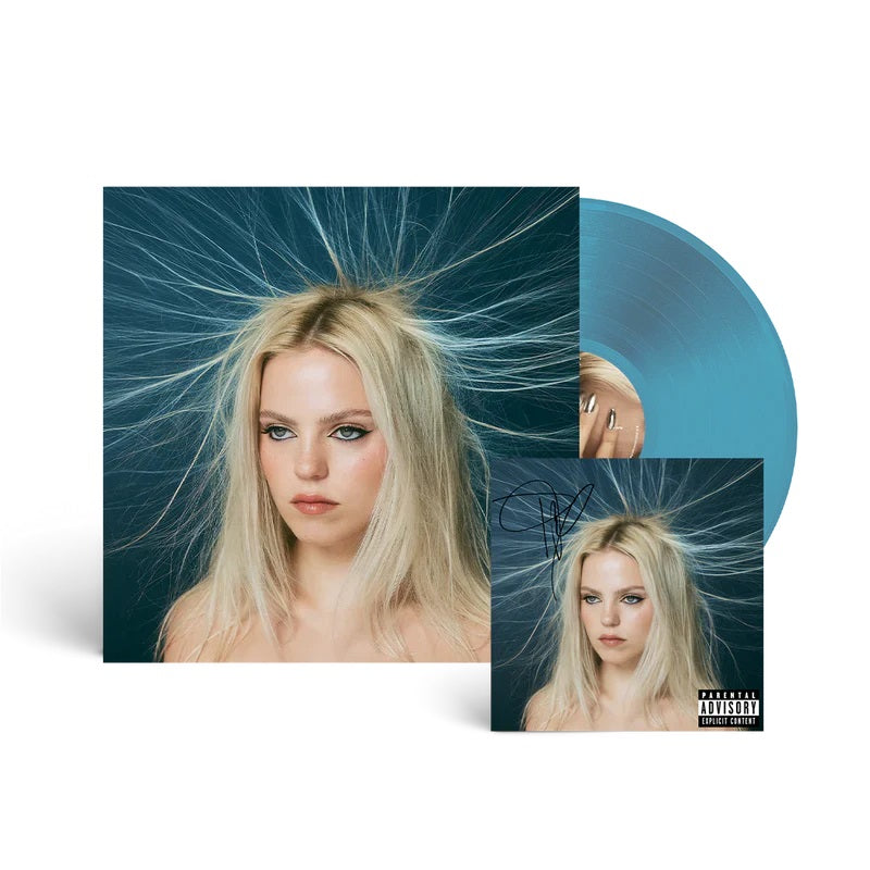 Renee Rapp - Snow Angel Exclusive Blue Color Vinyl LP with Signed Art