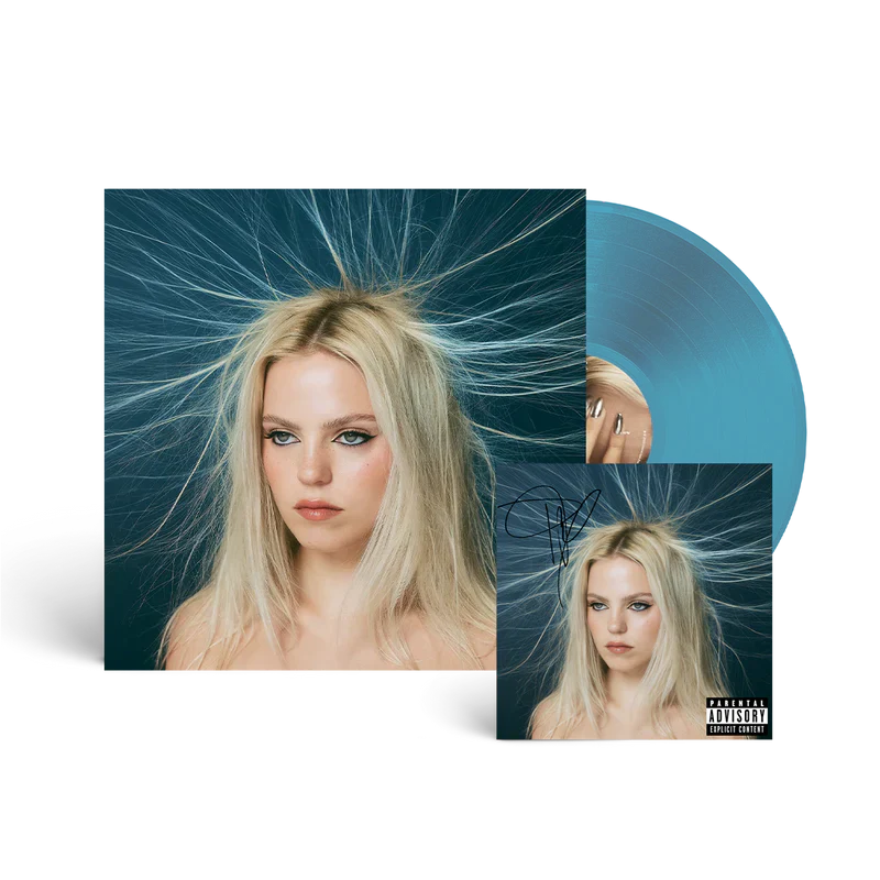 Renee Rapp - Snow Angel Exclusive Blue Color Vinyl LP with Signed Art