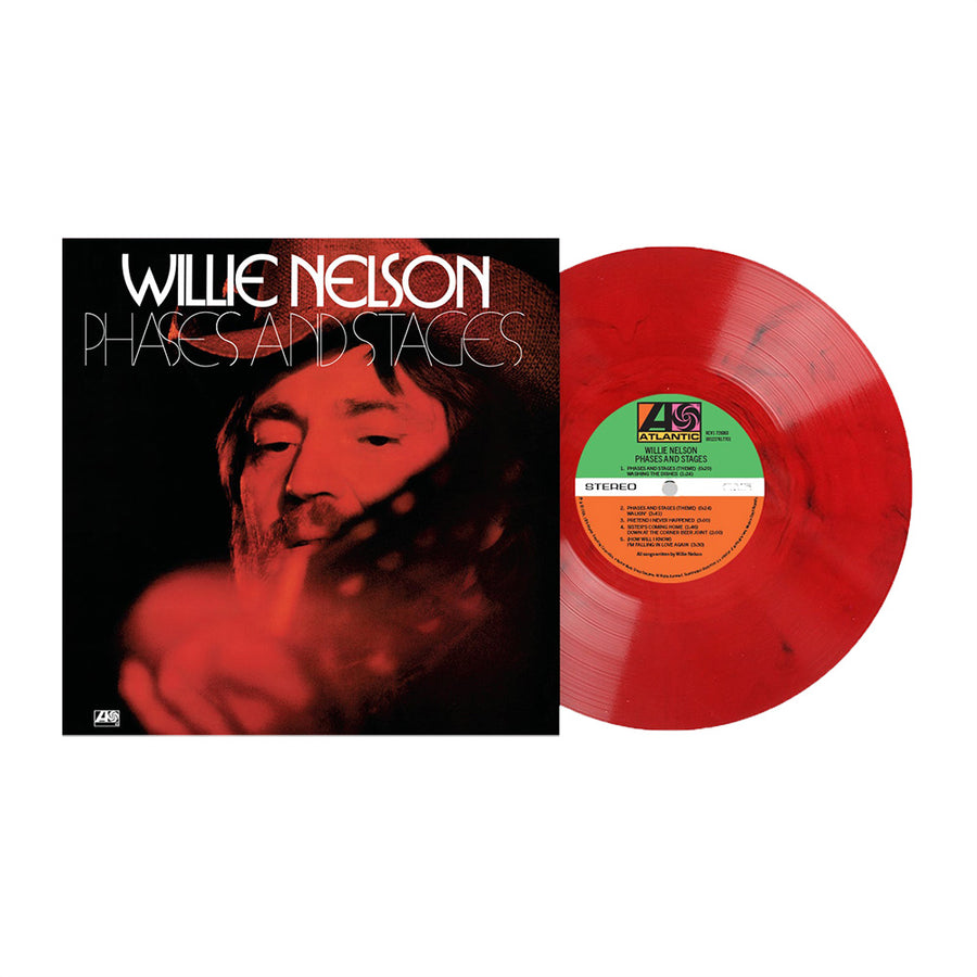 Willie Nelson - Phases and Stages Exclusive Club Edition ROTM Bloody Mary Marble Color Vinyl LP