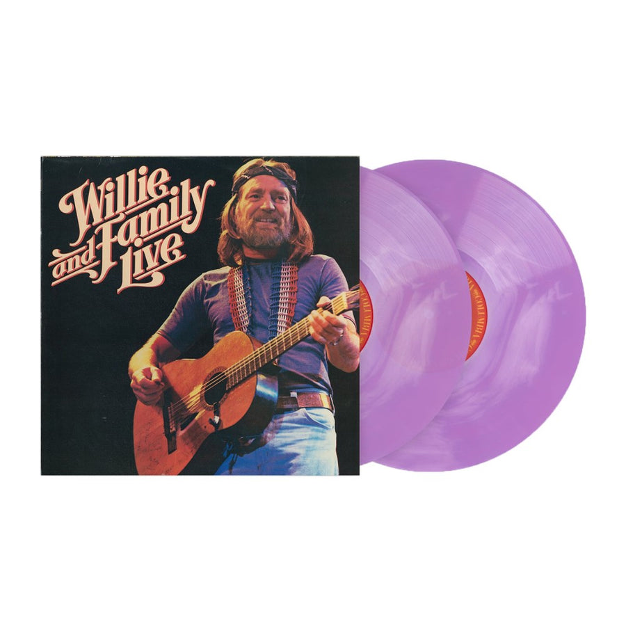 Willie Nelson - Willie and Family Live 45th Anniversary Exclusive ROTM Club Edition Plum Galaxy Color Vinyl 2x LP