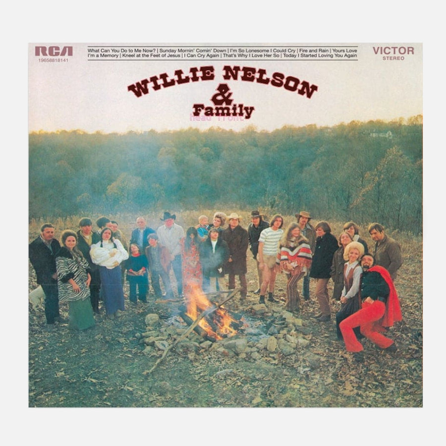 Willie Nelson - Willie Nelson & Family Exclusive Limited Club Edition Campfire Quad Vinyl ROTM