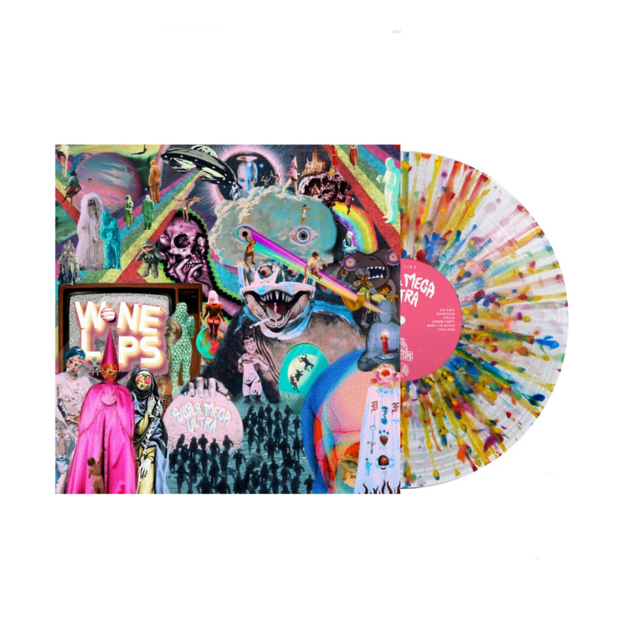 Wine Lips - Super Mega Ultra Exclusive Limited Super Rainbow Splatter Color Vinyl LP