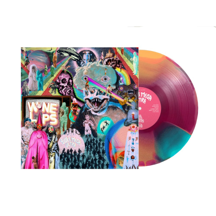 Wine Lips - Super Mega Ultra Exclusive Limited Mega Fried Swirl 3-Color Vinyl LP