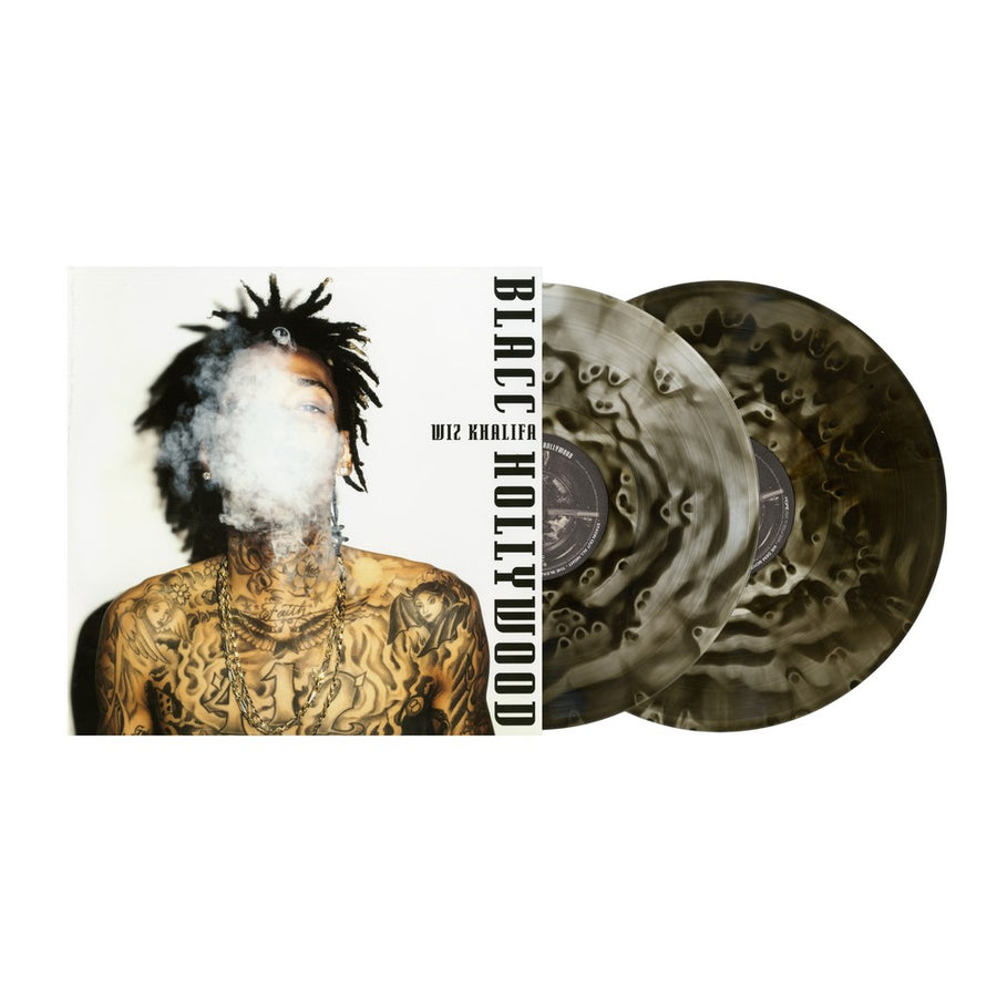 Wiz Khalifa - Blacc Hollywood 10 Year Anniversary Exclusive Limited Ghostly Blacc Ice Color Vinyl 2x LP + OBI