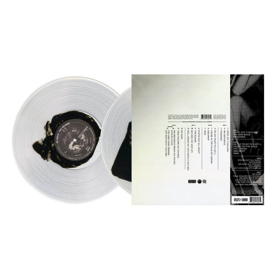 Wiz Khalifa - Blacc Hollywood 10 Year Anniversary Exclusive Limited Black Tattoo Ink-In-Clear Color Vinyl 2x LP + OBI