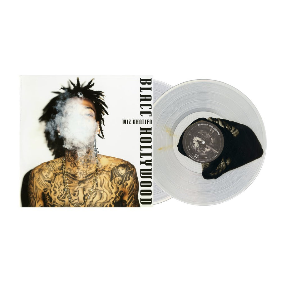 Wiz Khalifa - Blacc Hollywood 10 Year Anniversary Exclusive Limited Black Tattoo Ink-In-Clear Color Vinyl 2x LP + OBI