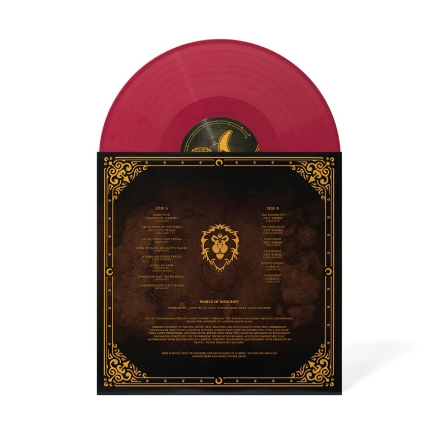 World of Warcraft Classic Exclusive Limited Horde Red Color Vinyl 2x LP