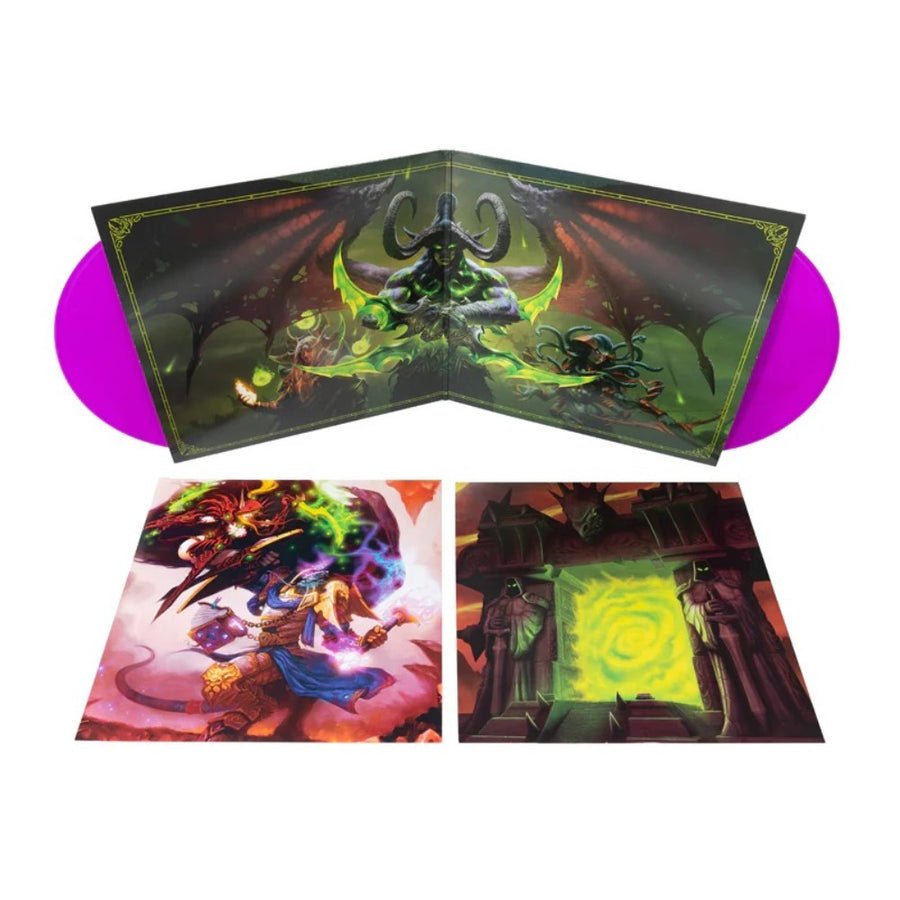 World of Warcraft: The Burning Crusade Exclusive Limited Burning Legion Purple Color Vinyl 2x LP