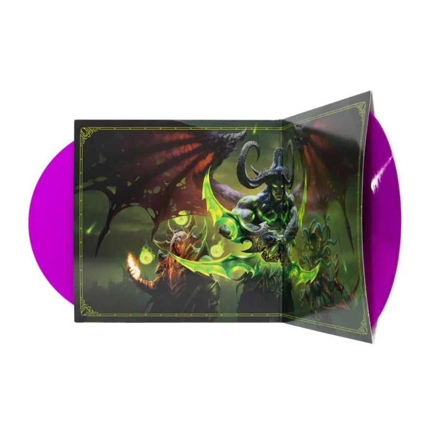 World of Warcraft: The Burning Crusade Exclusive Limited Burning Legion Purple Color Vinyl 2x LP