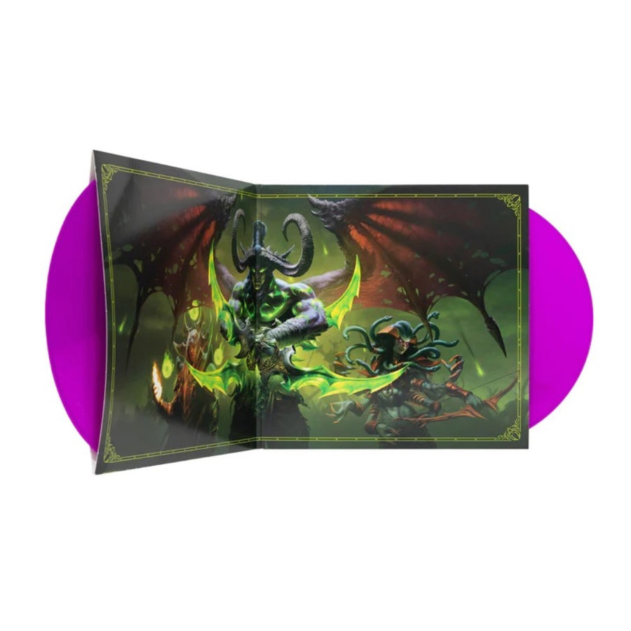 World of Warcraft: The Burning Crusade Exclusive Limited Burning Legion Purple Color Vinyl 2x LP