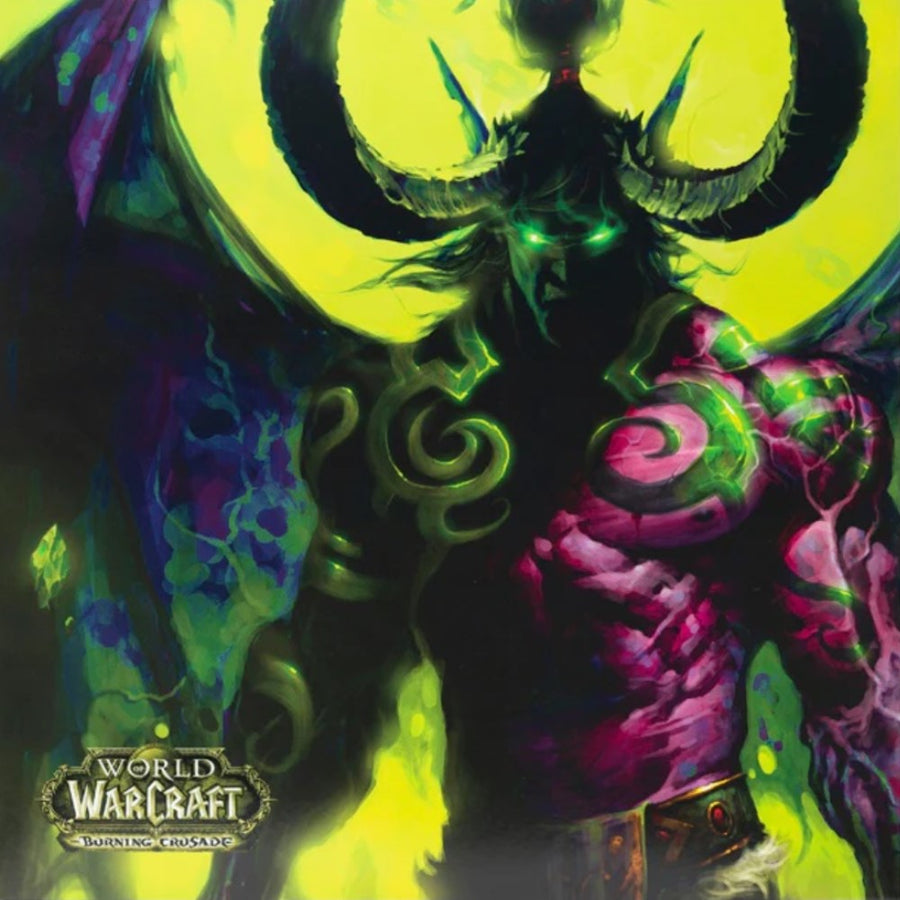 World of Warcraft: The Burning Crusade Exclusive Limited Burning Legion Purple Color Vinyl 2x LP