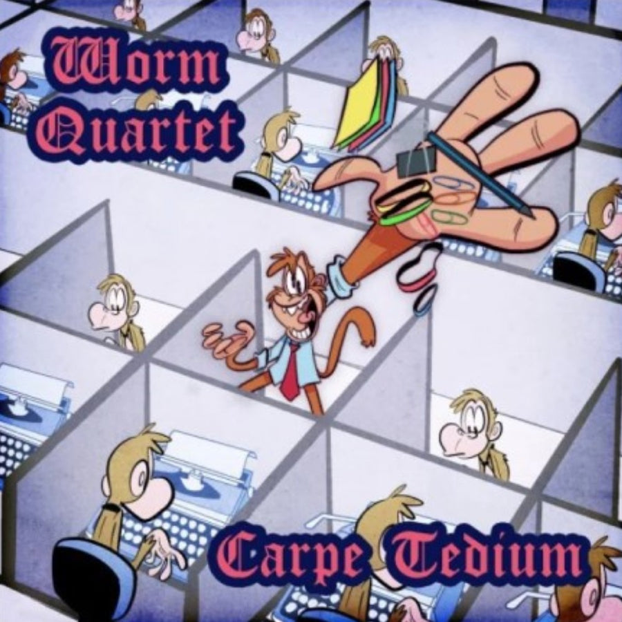 Worm Quartet - Carpe Tedium Exclusive Limited Blue/Brown Striped Color Vinyl LP