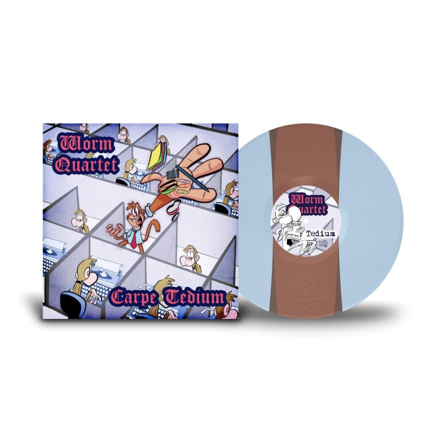 Worm Quartet - Carpe Tedium Exclusive Limited Blue/Brown Striped Color Vinyl LP