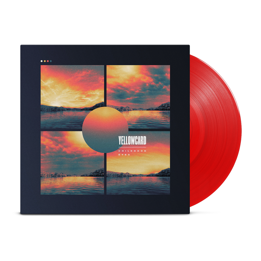 Yellowcard - Childhood Eyes Exclusive Opaque Red Color Vinyl LP Limited Edition #700 Copies