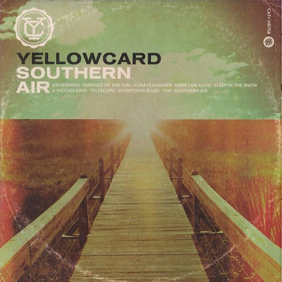 Yellowcard - Southern Air Exclusive Yellow in Cloudy Clear with Black & White Splatter Color Vinyl LP Limited Edition #500 Copies