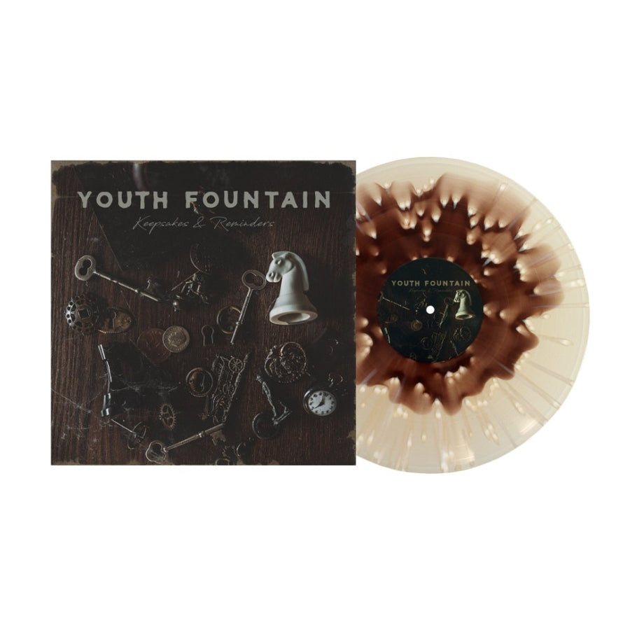 Youth Fountain - Keepsakes & Reminders Exclusive Limited Brown In Beer/Bone Splatter Color Vinyl LP