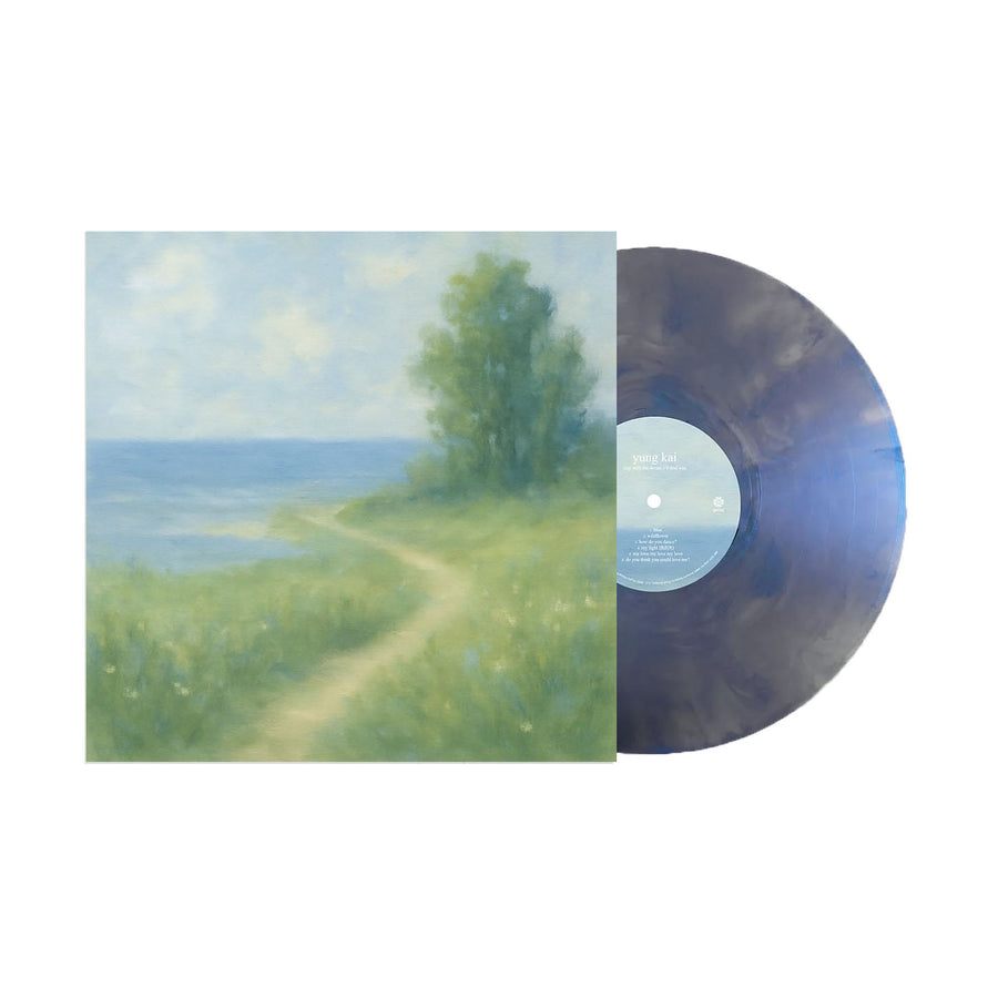 yung kai - stay with the ocean Exclusive Iridescent Blue Iridescent Blue Vinyl LP