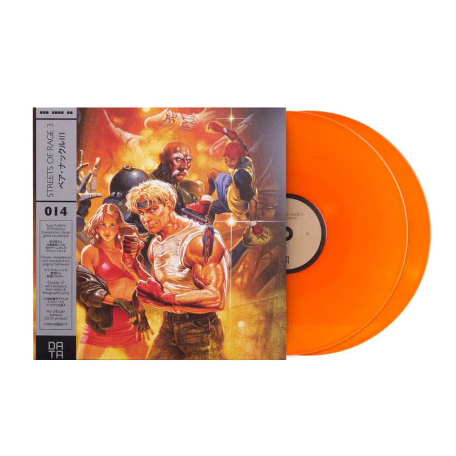 Yuzo Koshiro - Streets of Rage 3 Original Soundtrack Exclusive Limited Edition Translucent Orange Color Vinyl 2x LP Record