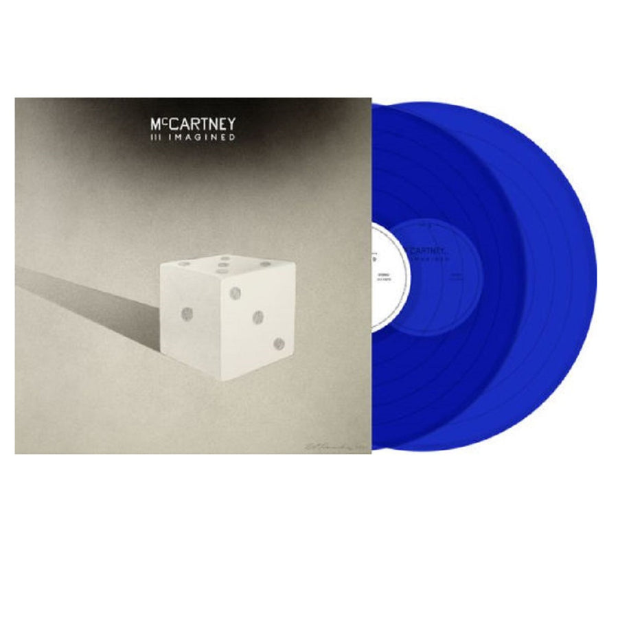 McCartney III Imagined Exclusive Limited Edition Translucent Deep Blue Vinyl 2x LP Record