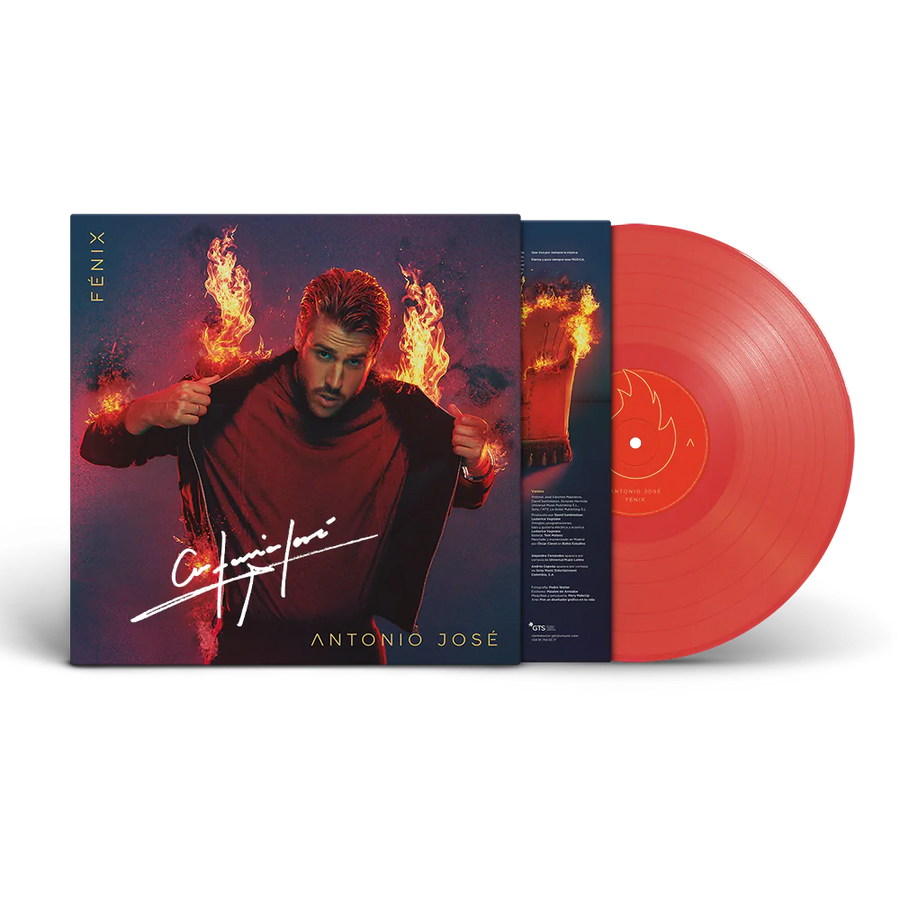 Antonio José - Fénix Signed Numbered Edition Orange colored vinyl LP