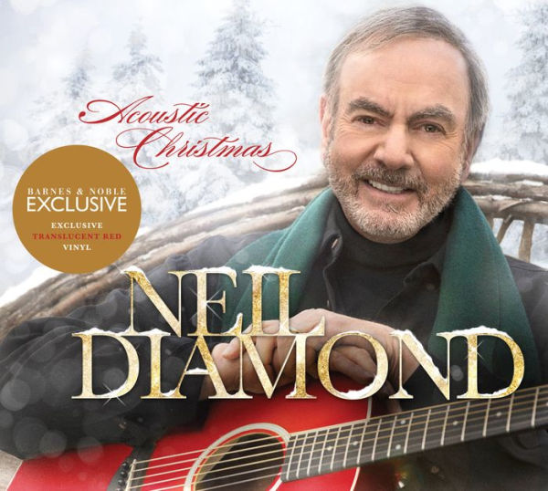 Neil Diamond - Acoustic Christmas Exclusive Translucent Red Vinyl [Condition VG+NM]