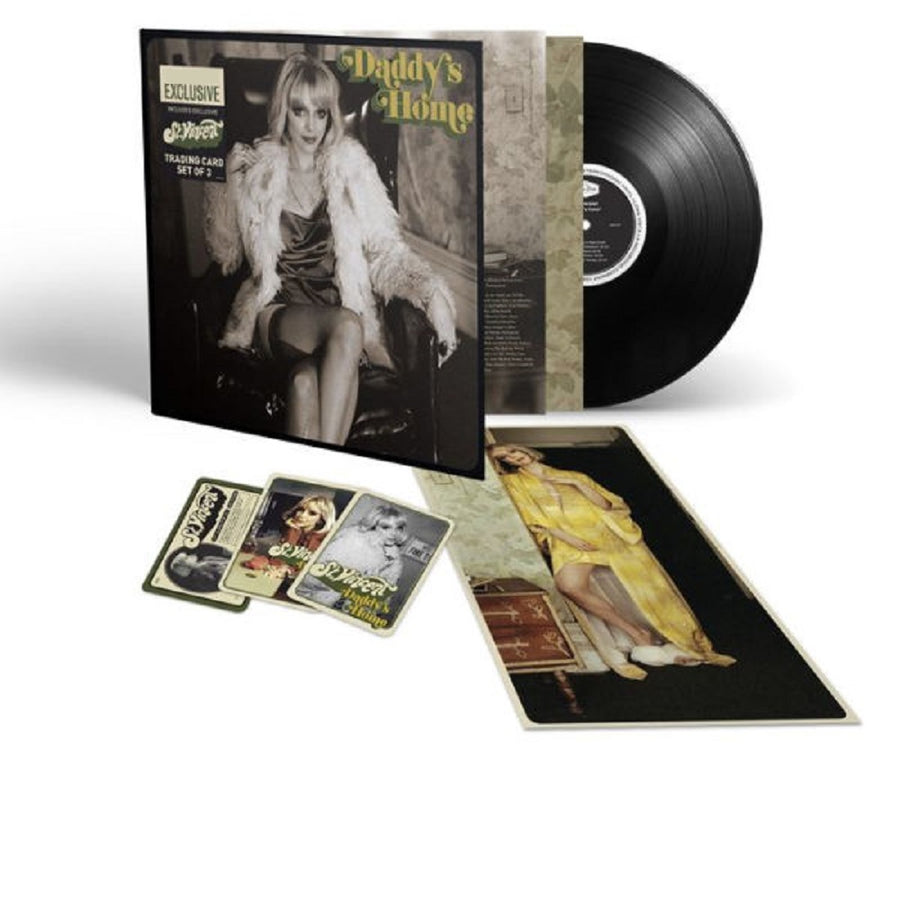 St. Vincent - Daddy's Home Exclusive Limited Edition Black LP Vinyl Including 3 Trading Cards