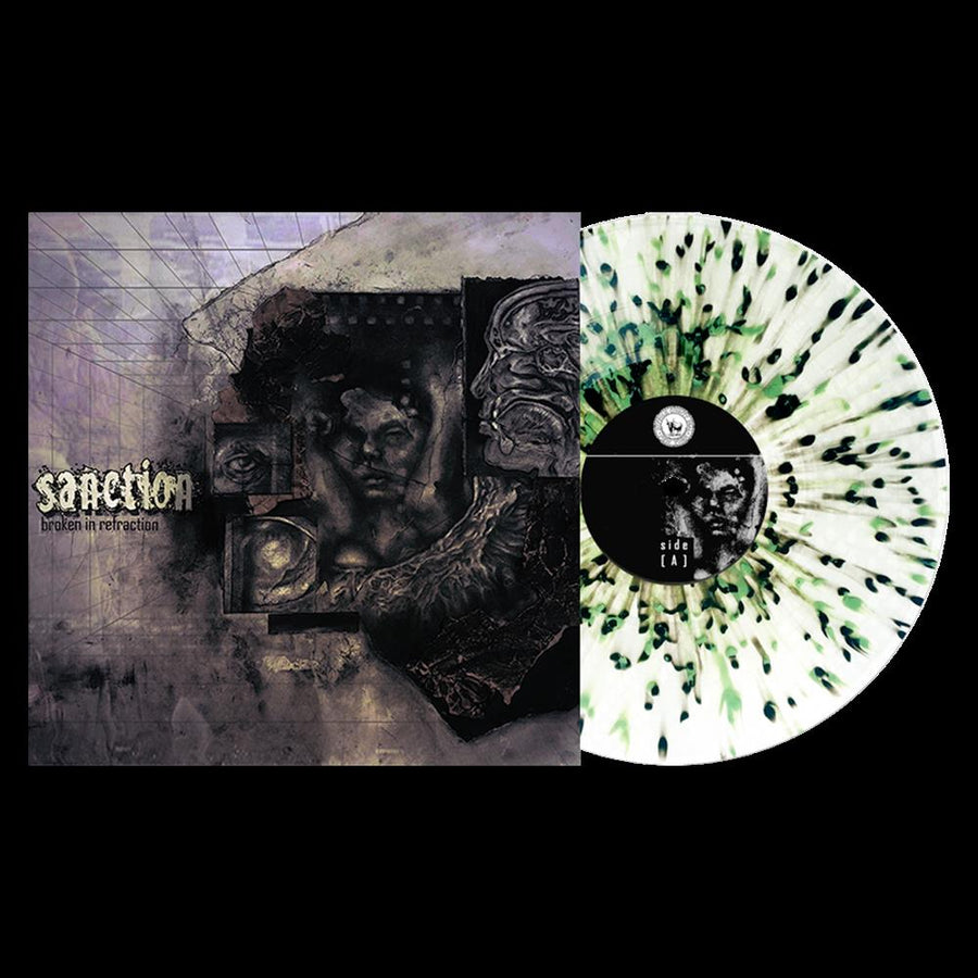 Sanction - Broken In Refraction Limited Edition Ultra Clear With Heavy Olive Green & Black Splatter Vinyl [LP_Record]