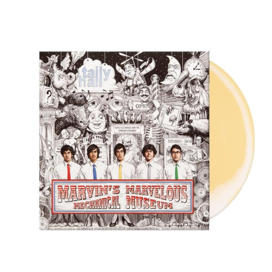 Tally Hall - Marvin's Marvelous Mechanical Museum Exclusive Banana Vinyl LP Limited Edition #500 Copies