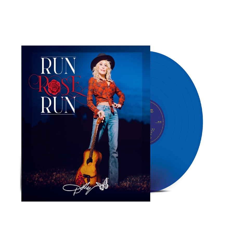Dolly Parton - Run, Rose, Run Exclusive Limited Edition Opaque Blue Vinyl LP Record