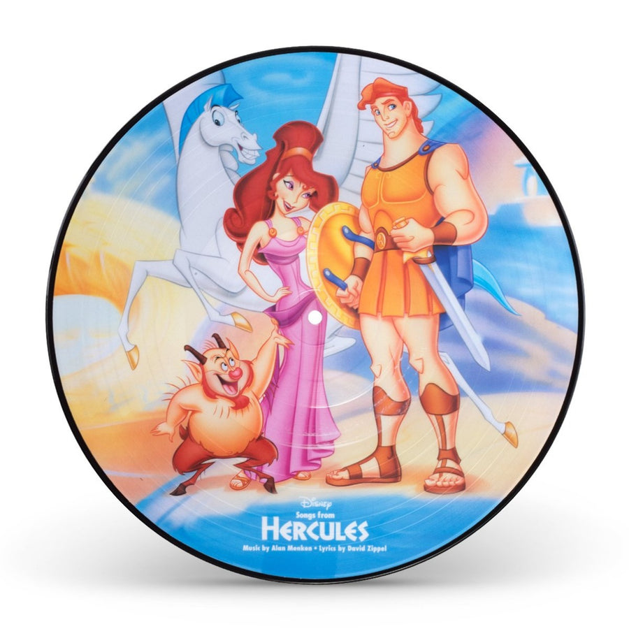 Songs From Hercules O.S.T. Exclusive Picture Disk Vinyl Lp, Disney'S Hercules With Beautiful Art From Movie