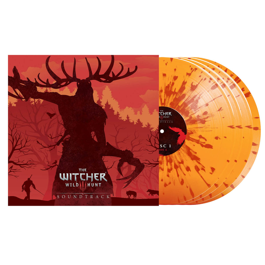 The Witcher 3 Original Game Soundtrack Exclusive Orange Marble Colour 4x LP Vinyl Box Set