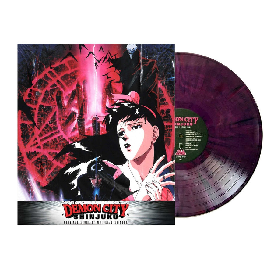 Motokazu Shinoda - Demon City Shinjuku Limited Edition Purple Marbled Vinyl 2LP_Record