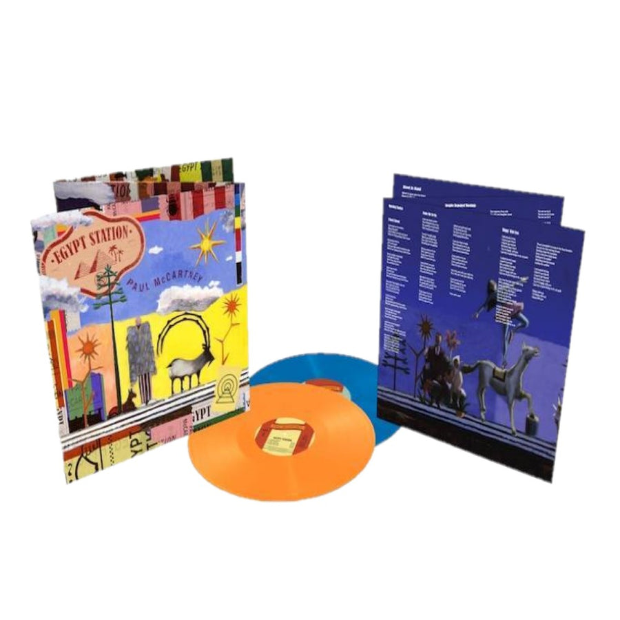 Paul Mccartney ‎- Egypt Station Exclusive Blue And Orange Vinyl 2LP_Record