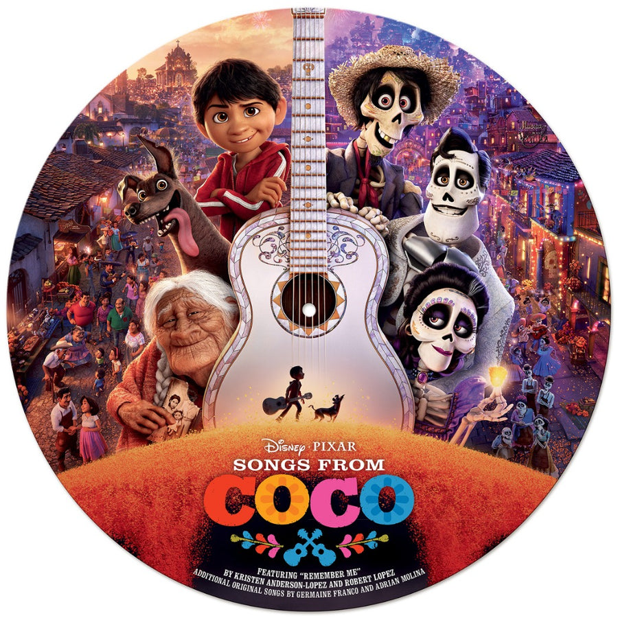 Songs From Coco Movie Soundtrack Exclusive Picture Disc Vinyl LP Disney Music