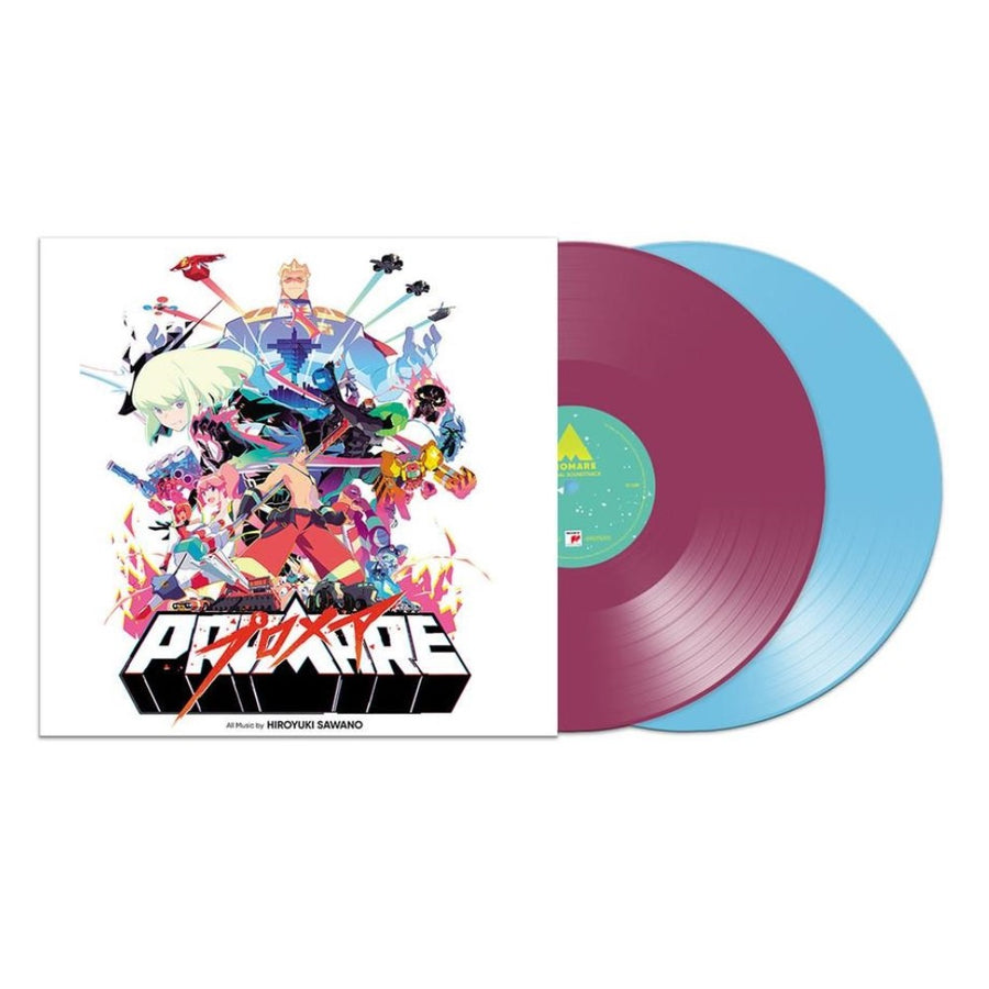 Promare Soundtrack Exclusive Limited Edition Purple & Light Blue 2x LP Vinyl Record