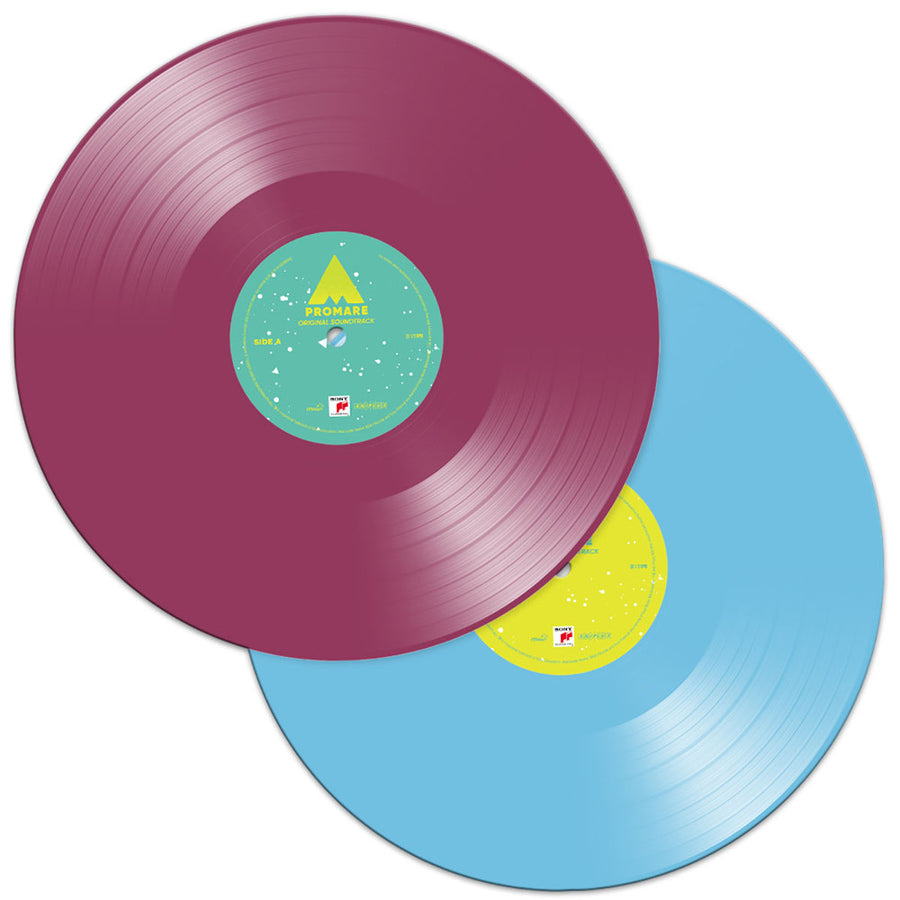 Promare Soundtrack Exclusive Limited Edition Purple & Light Blue 2x LP Vinyl Record